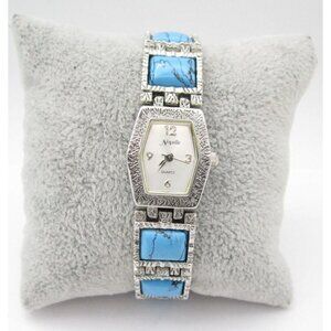 Women Novelle Quartz WR Analog 21mm Dial Causal Tank Style Watch (G446)